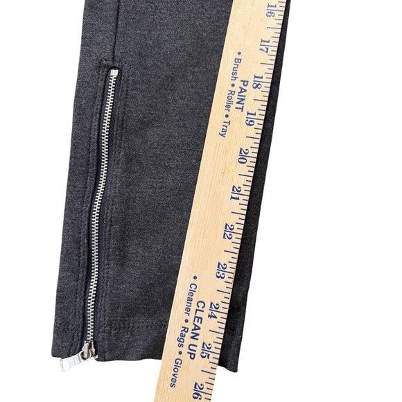 Gap women's gray pull-on pants size Small zipper details - Picture 8 of 8